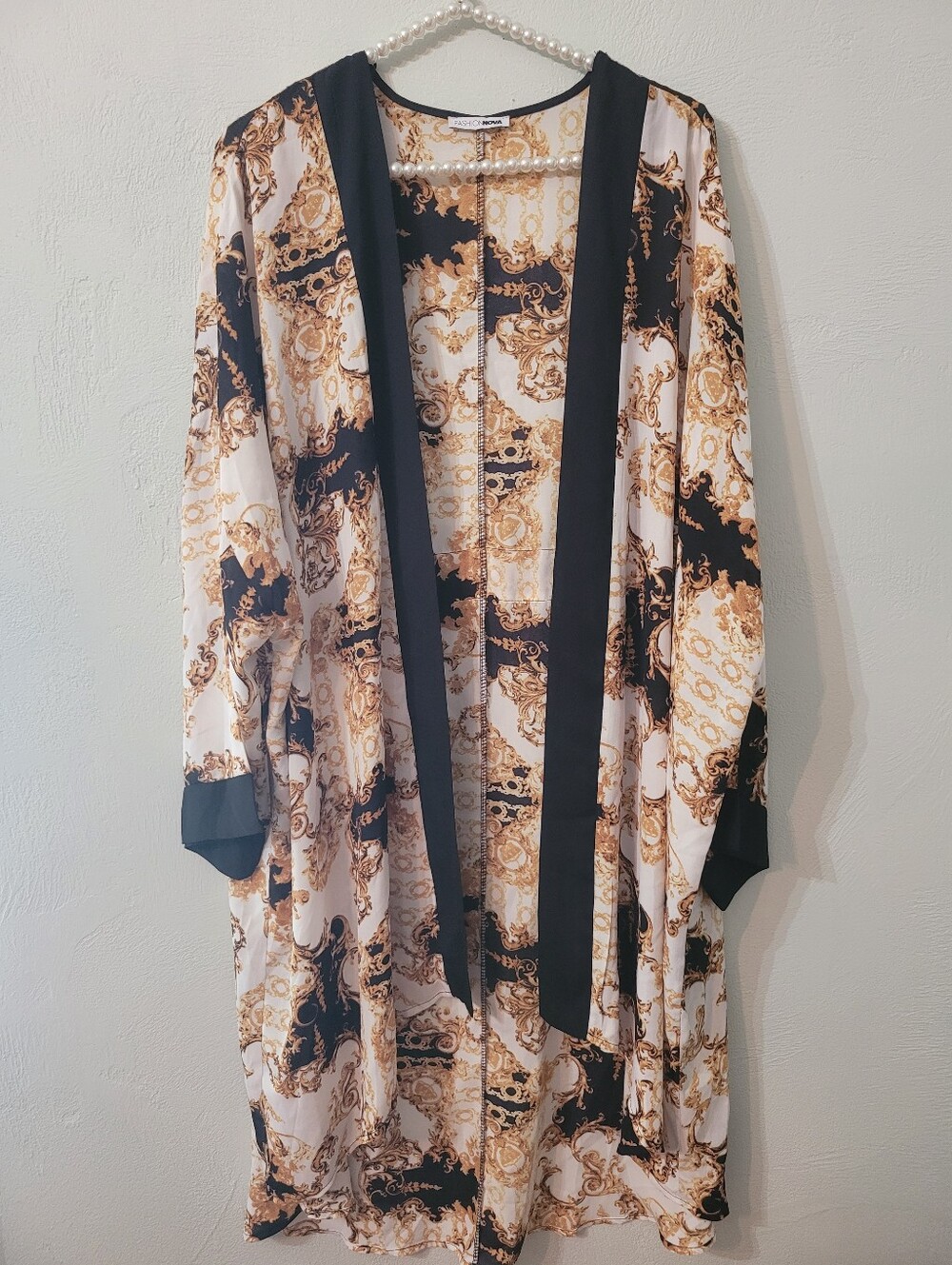 Fashion Nova Open Front Stylish Kimono One Size